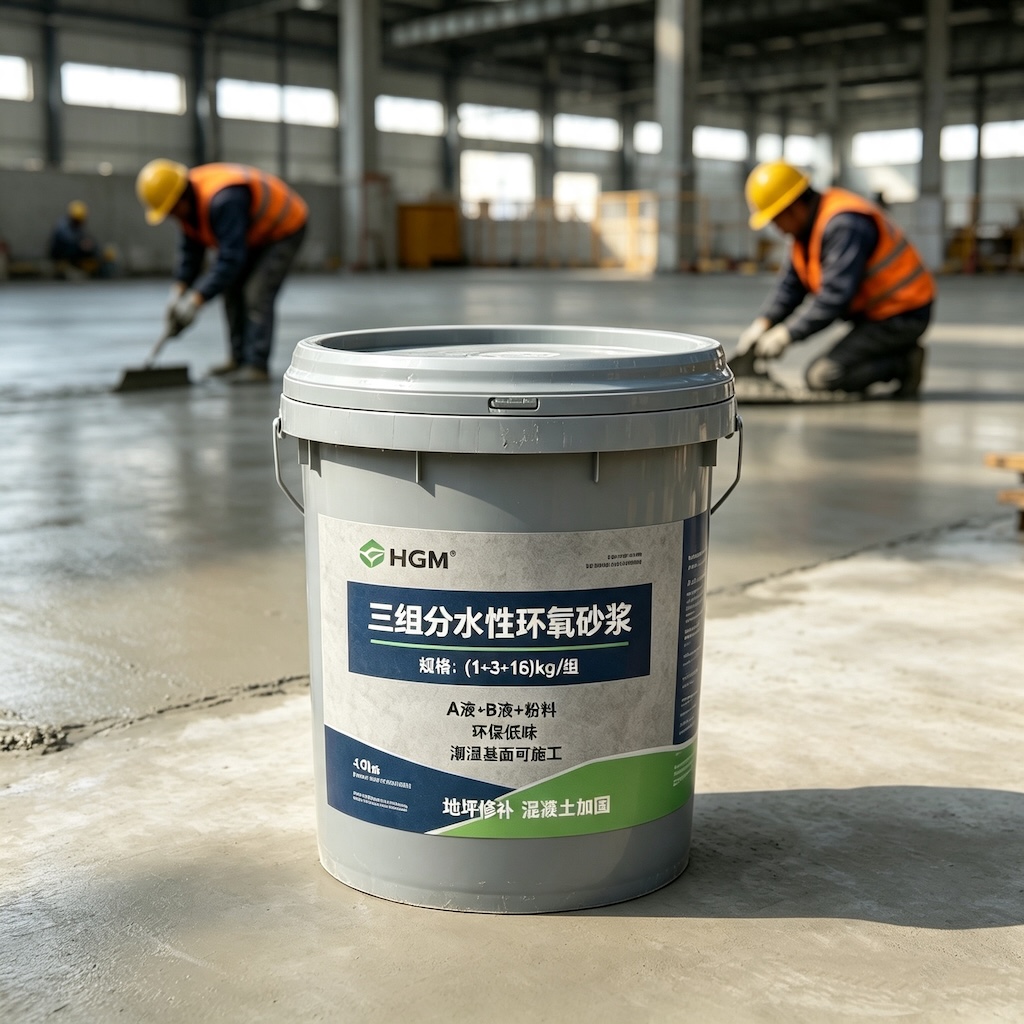 兴隆三组份水性环氧砂浆